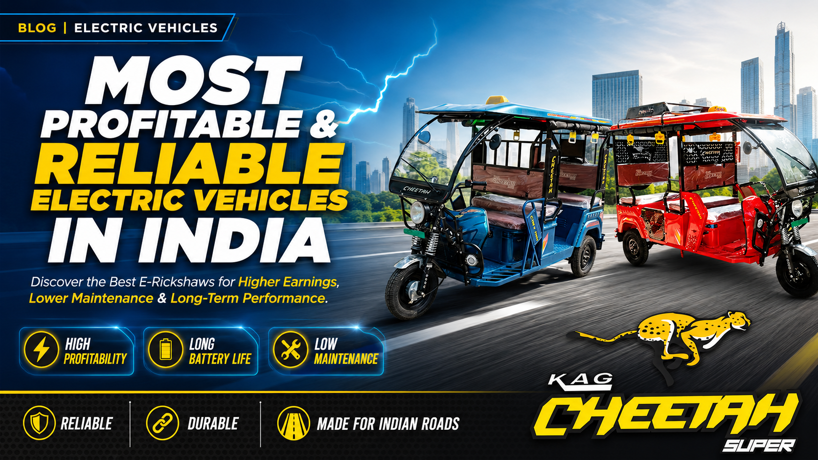 Most Profitable & Reliable Electric Vehicles in India